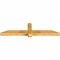 Ekena Millwork Eugene Rough Sawn Timber Gable Bracket, Western Red Cedar, 60"W x 15"H x 4"D x 4"F, 6/12 Pitch GBW060X15X0404EUG00RWR - alternate 5